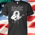 ACDC Angus Electric PWR UP EU Tour 2025 Cities List Start In Prague CZ Black Two Sided Print Unisex T-Shirt