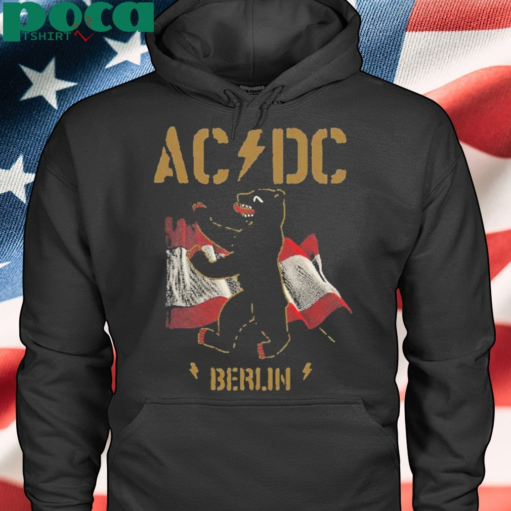 ACDC Berlin Germany PWR Tour 2025 Merchandise Tee Have A Drink On Me At Olympiastadion On June 30 2025 Washed T-Shirt