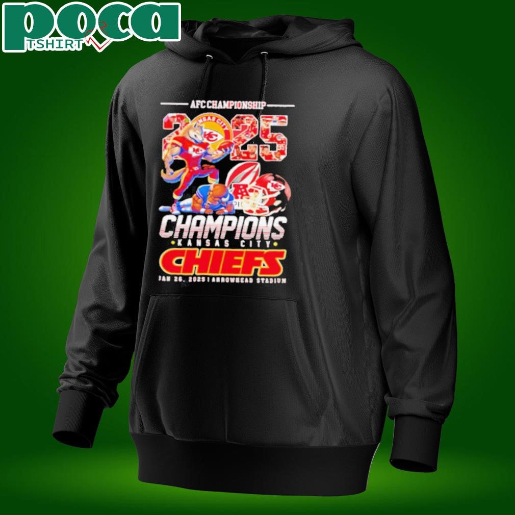 AFC Championship 2025 Champions KC Chiefs Shirt
