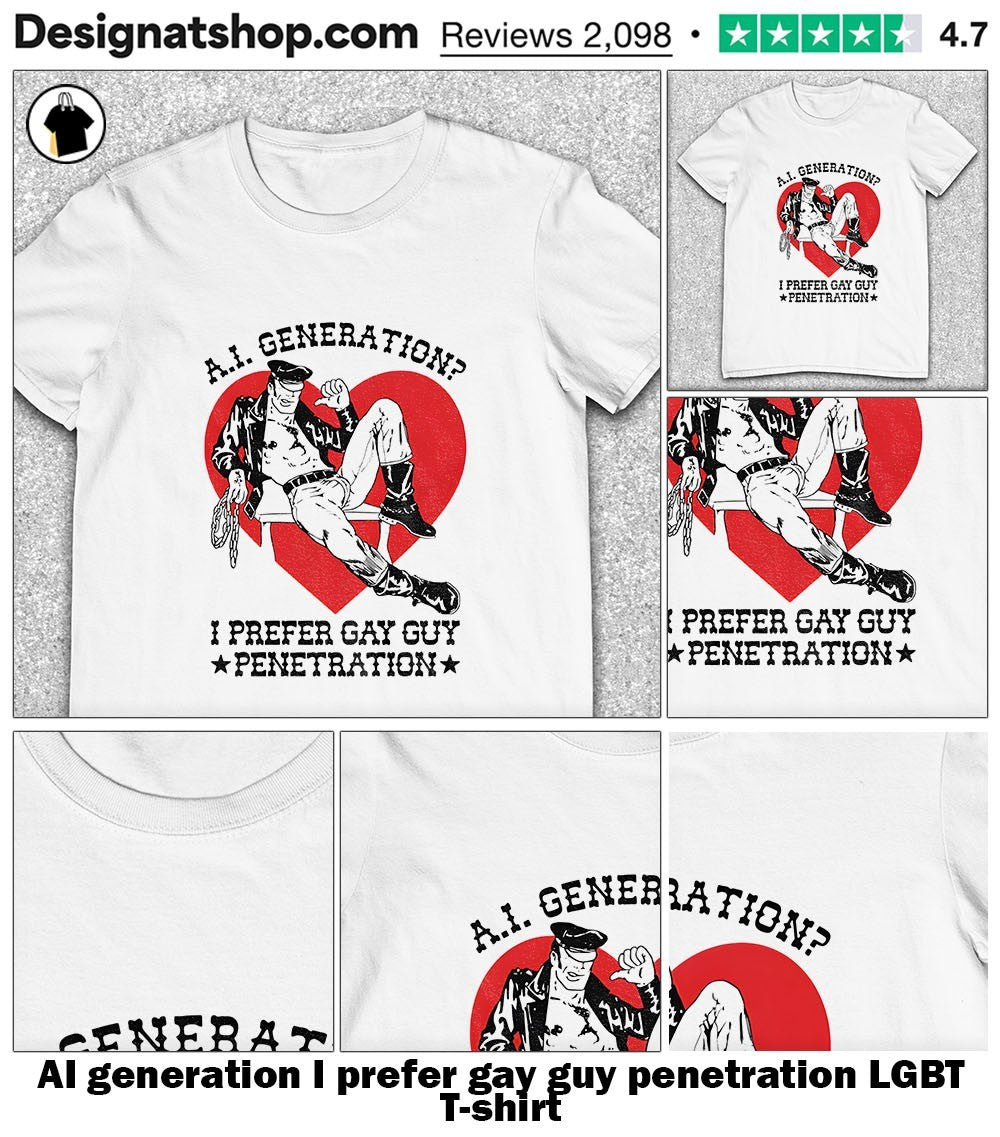AI generation I prefer gay guy penetration LGBT shirt