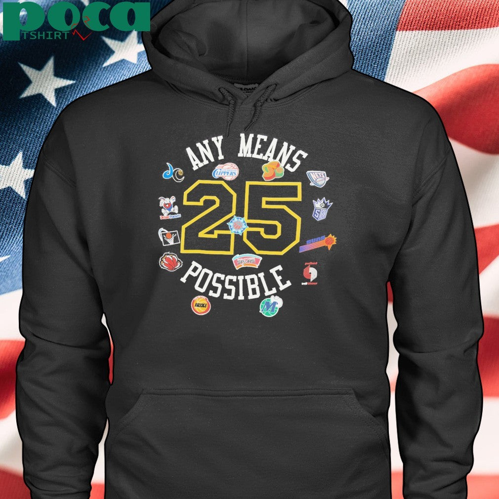 ANY Means Possible NBA Logo 2025 T-Shirt