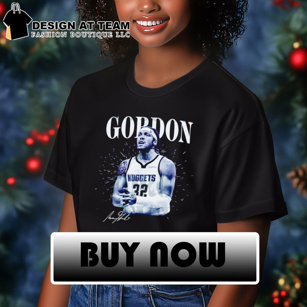 Aaron Gordon Denver Nuggets Basketball Game Day signature shirt