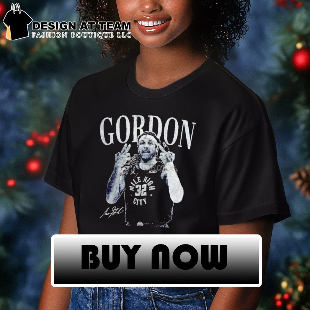 Aaron Gordon Denver Nuggets Basketball NBA Mile High City signature shirt