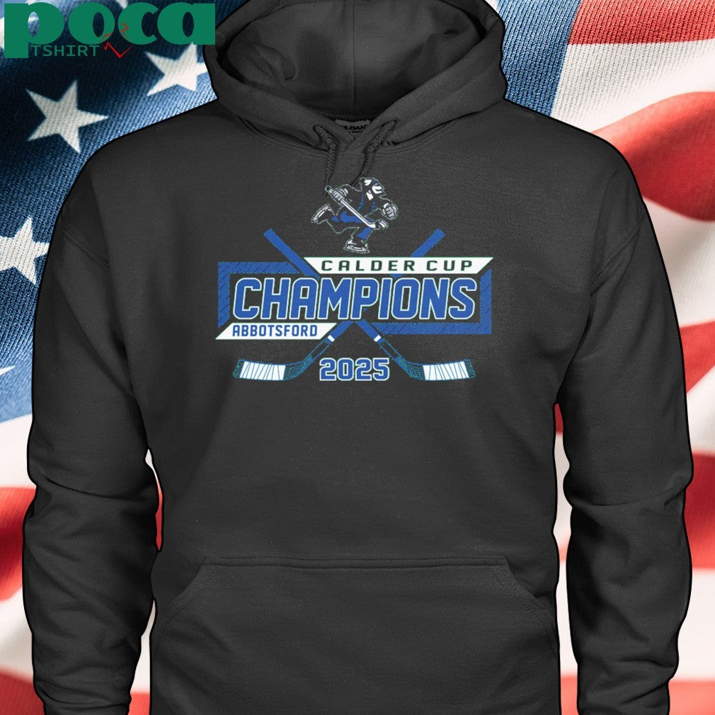 Abbotsford Canucks 2025 Calder Cup Champions Adult Roster T-Shirt