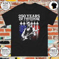 Abraham Lincoln playing electric guitar 4th of July USA 250th Anniversary shirt