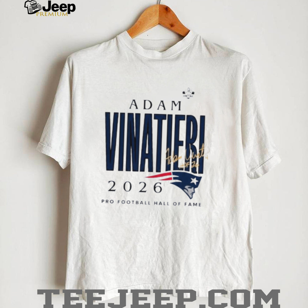Adam Vinatieri Patriots Class Of 2026 Pro Football Hall Of Fame Logo shirt