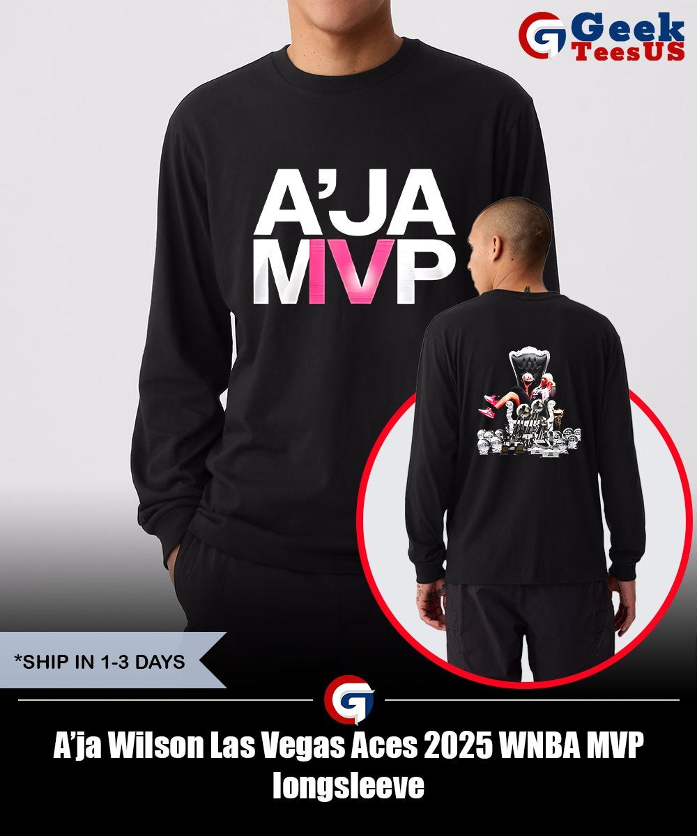 A’ja Wilson Las Vegas Aces 2025 WNBA MVP shirt