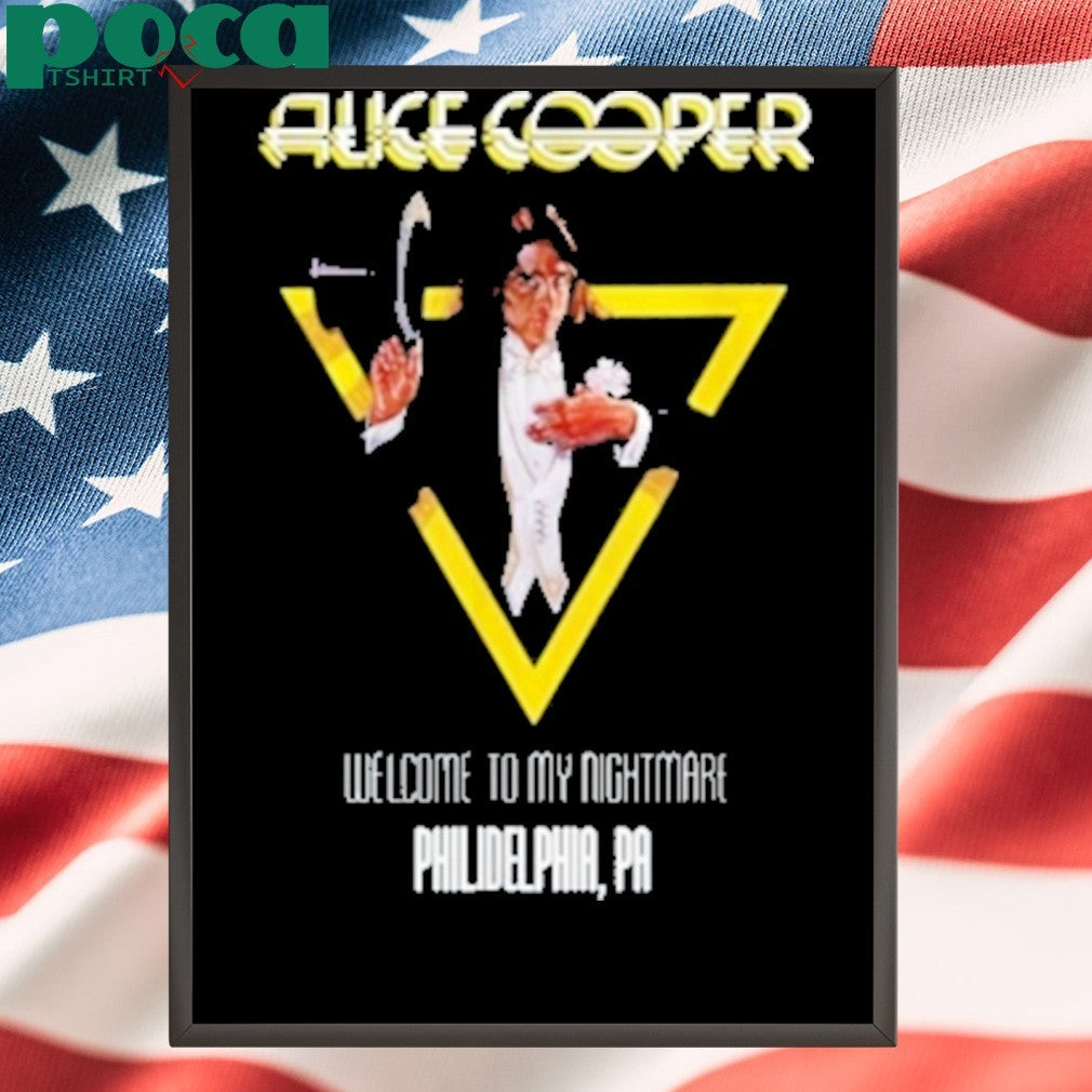 Alice Cooper World Tour 2025 Philadelphia Shirt
