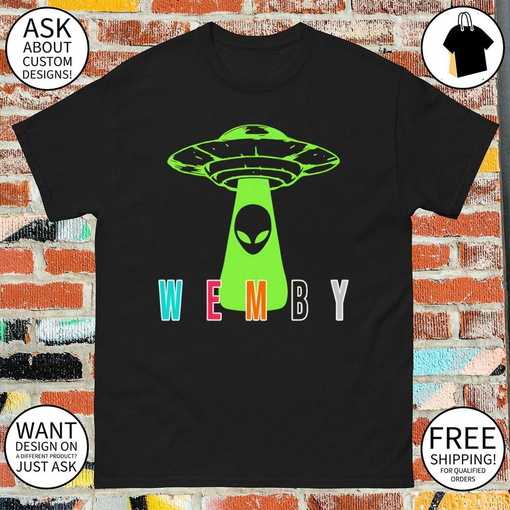 Alien UFO Victor Wembanyama Wemby San Antonio Spurs Basketball NBA Finals Game Day 2026 shirt