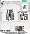 Alien Victor Wembanyama San Antonio Spurs Basketball Wilson vintage shirt