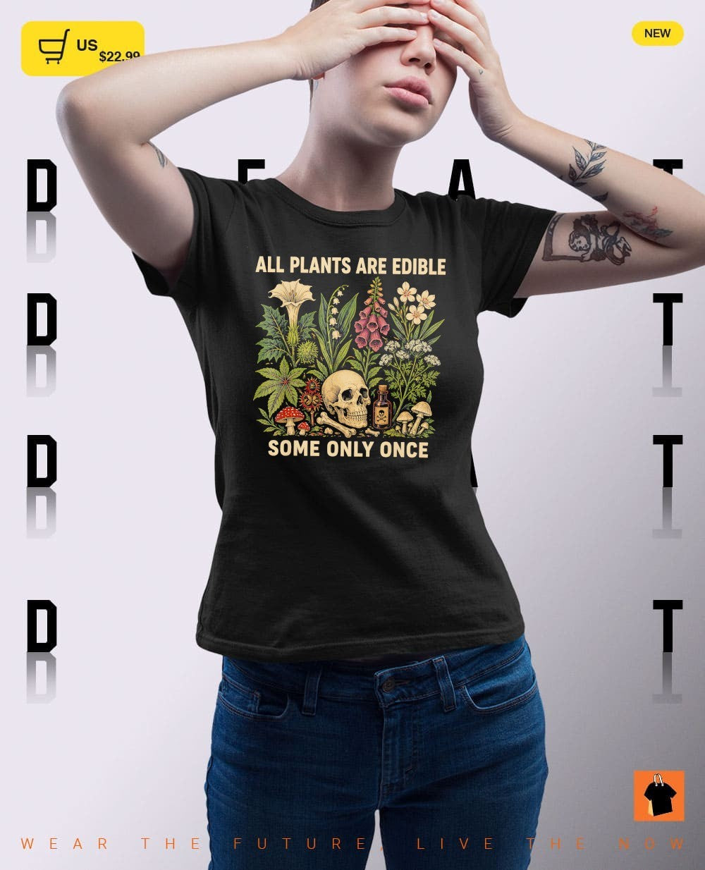 All Plants Are Edible Some Only Once Funny Gardening shirt