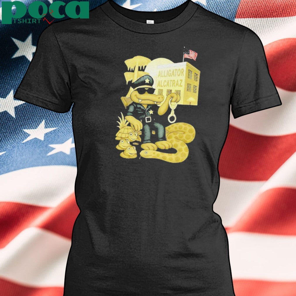 Alligator Alcatraz Welcome To America Bitches shirt
