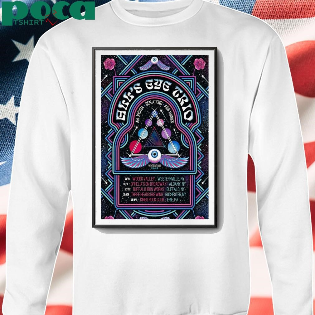 All’s Eye Trio Ari Joshua Ben Atkind Kris Yunker Winter Tour 2025 Poster shirt