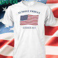 Almost Friday Summer 2025 US Flag T-shirt