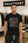 Alphabet Letters I Heart U Valentine Romance Message shirt