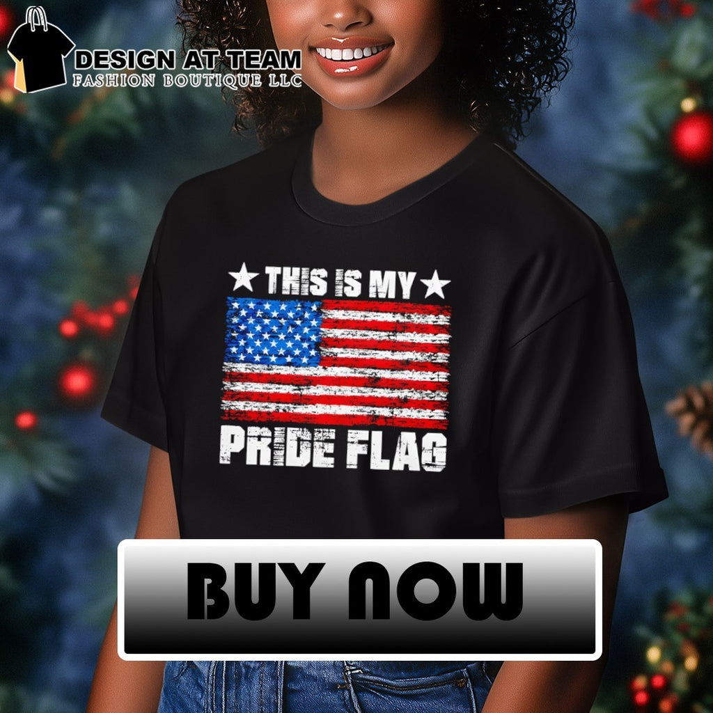 American flag this is my Pride flag USA Patriotic shirt