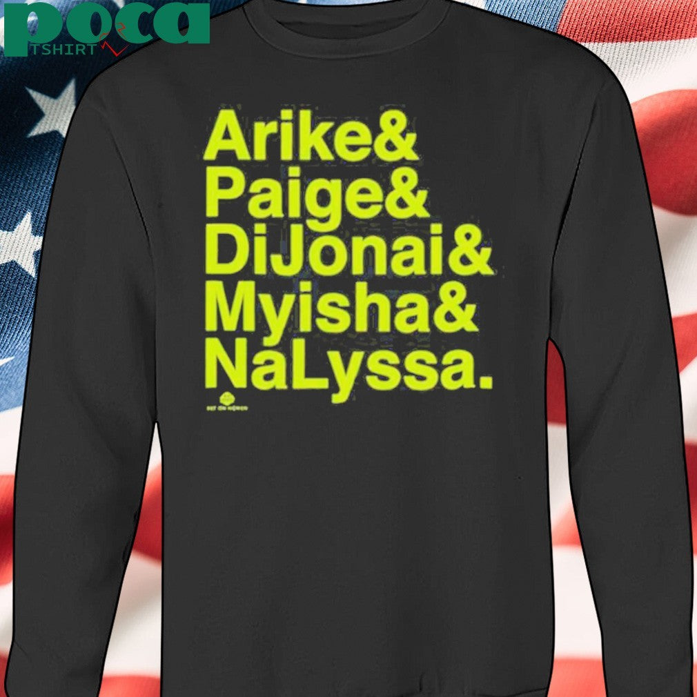 Ampersand Stars 2025 players Dallas WBB shirt