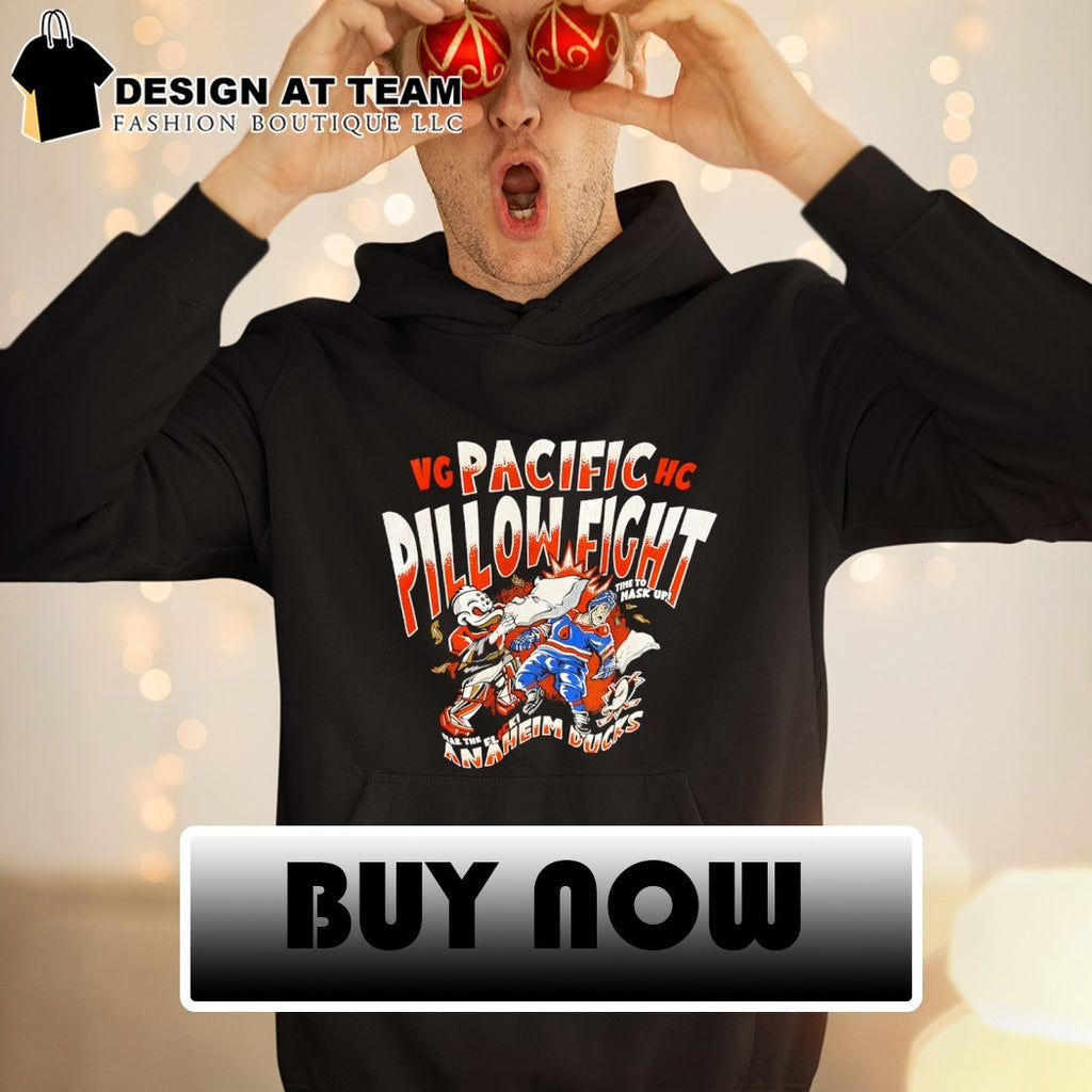 Anaheim Ducks Pacific Pillow Fight time to mask up fear the flock shirt