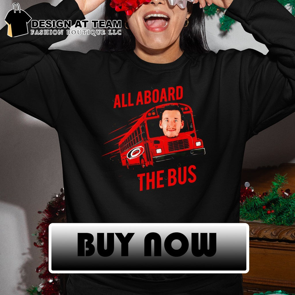 Andrei Svechnikov All Aboard the Bus Carolina Hurricanes NHL hockey player shirt