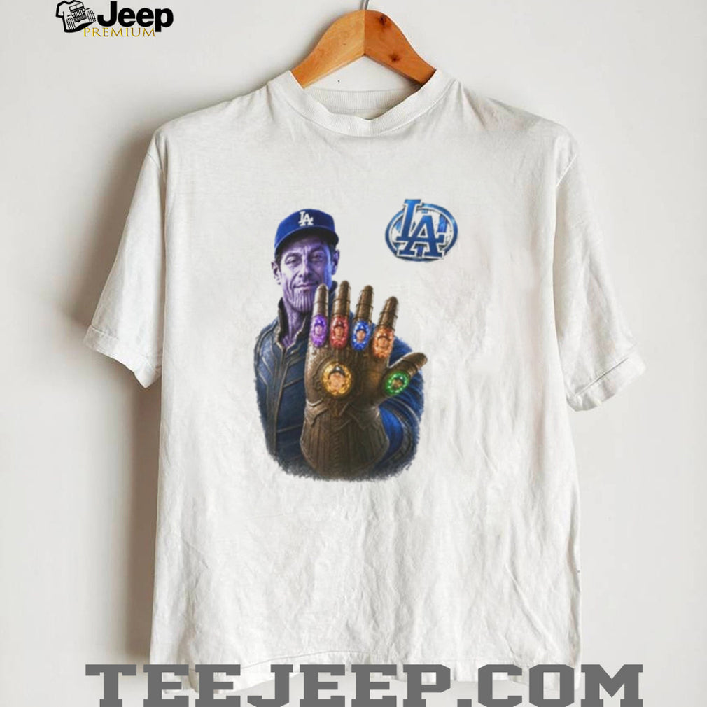 Andrew Friedman Dodgers Infinity Gauntlet shirt