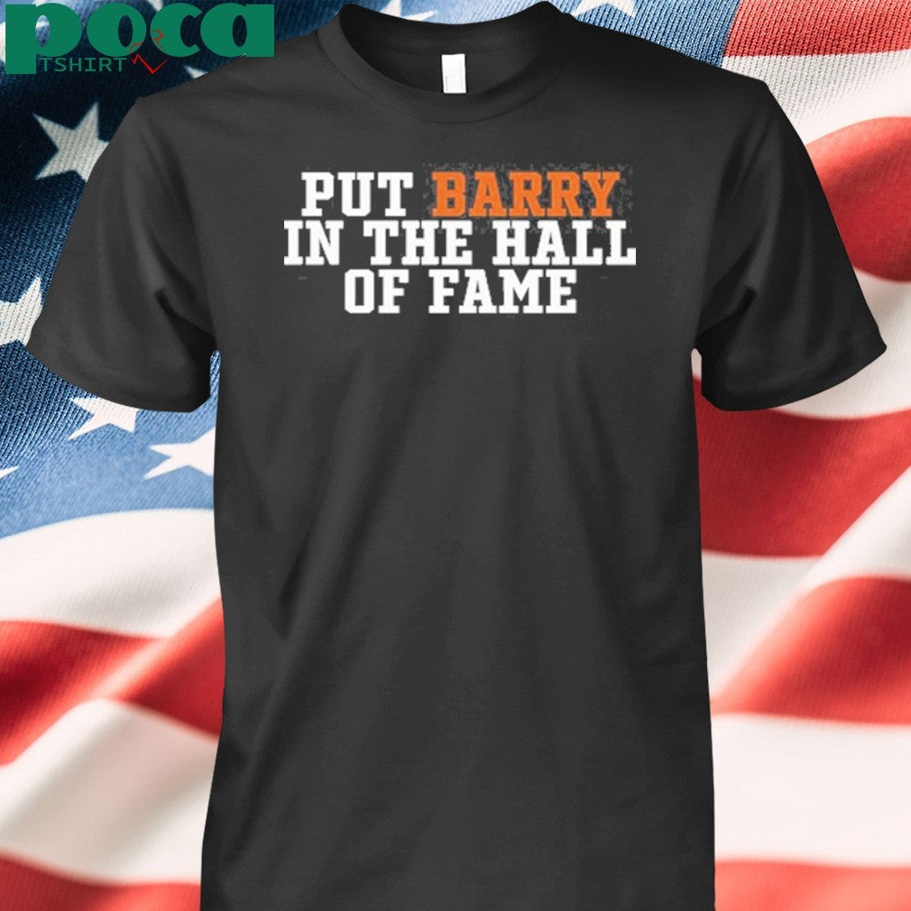 Anthony Garcia put barry in the hall of fame shirt