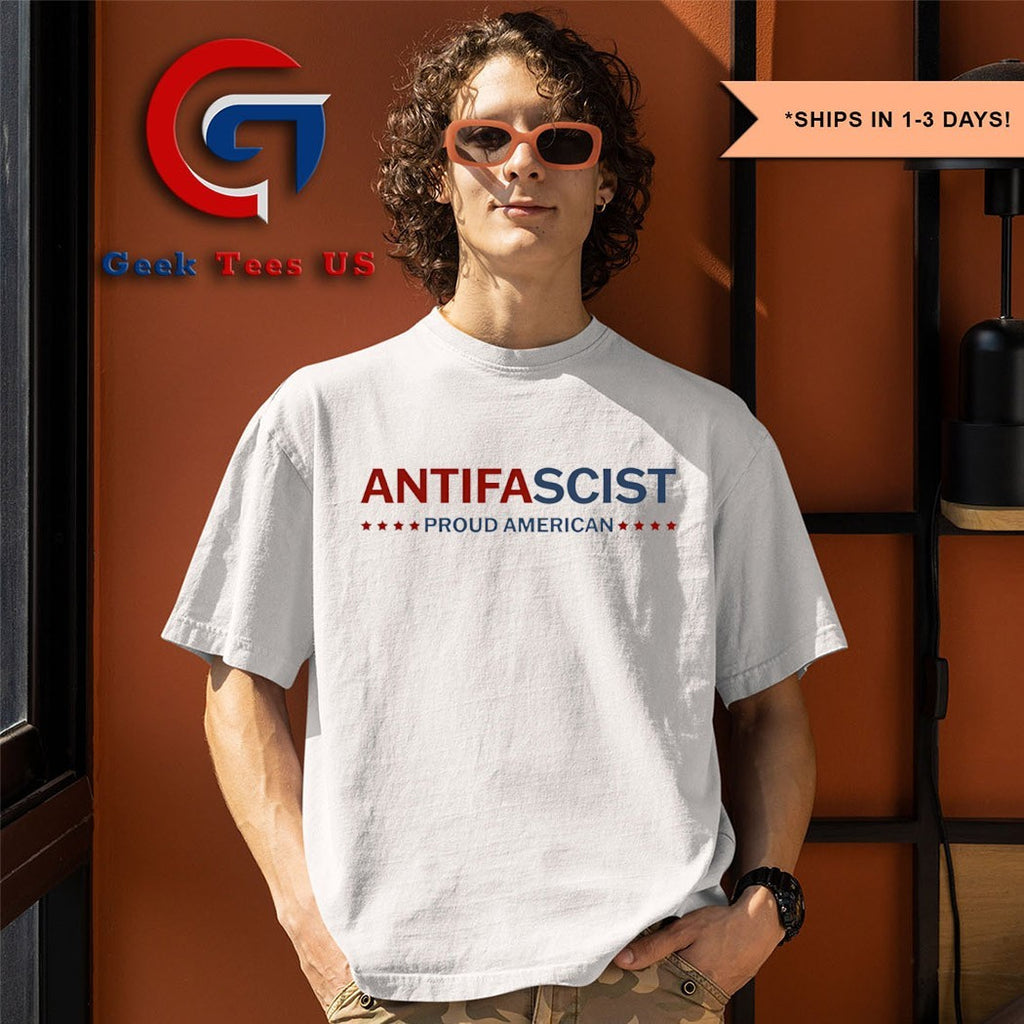 Antifa Antifascist Proud American shirt