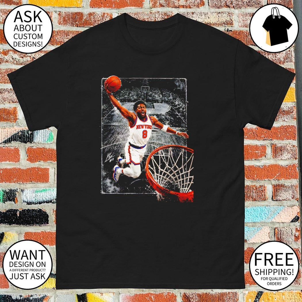 Anunoby New York Basketball Vintage Bootleg Tip-In history moment the hand of OG shirt