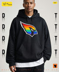 Arizona Cardinals rainbow pride mascot logo apparel unisex soft crewneck shirt