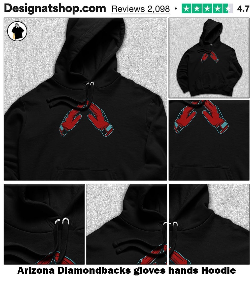 Arizona Diamondbacks gloves hands shirt