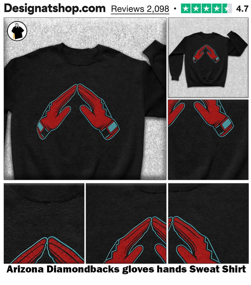 Arizona Diamondbacks gloves hands shirt