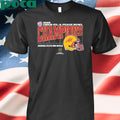Arizona State Sun Devils 2025 Chick fil A Peach Bowl Champions College Football Playoff Quarterfinal Vintage Style With Helmet shirt