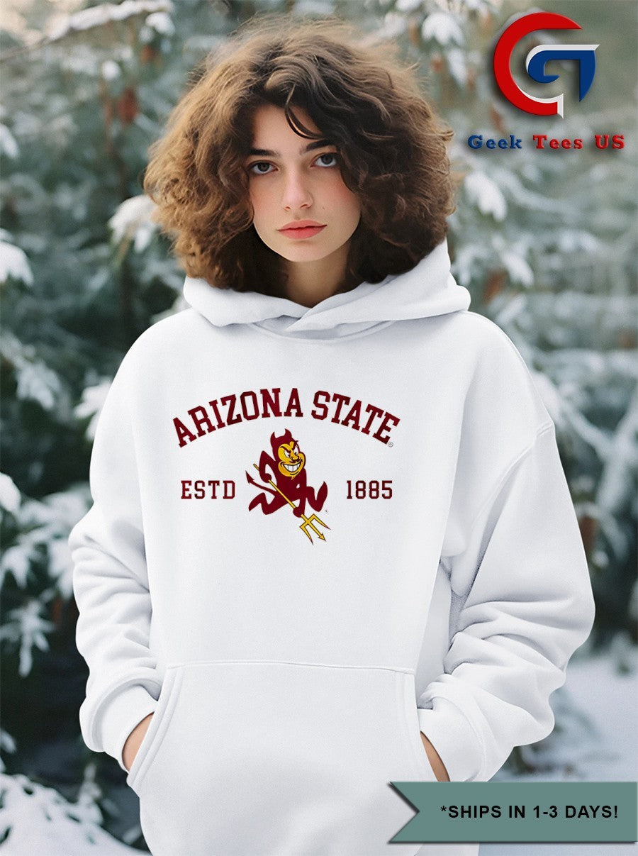 Arizona State Sun Devils Basketball Established 1885 mascot shirt
