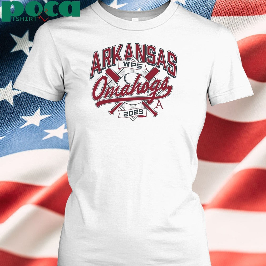 Arkansas Razorbacks Omahogs Baseball 2025 Regionals Shirt