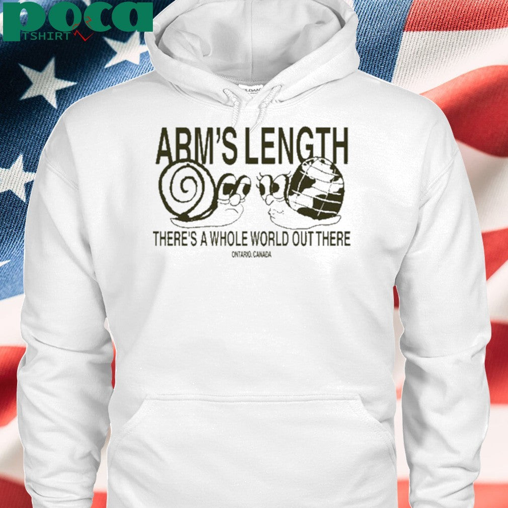 Arm’s Length There’s A Whole World Out There Snail Shirt