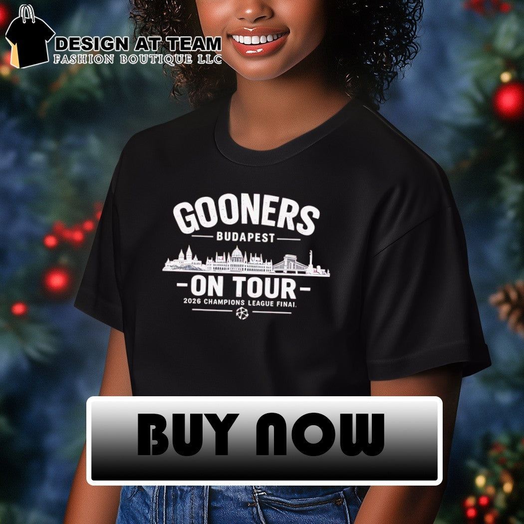 Arsenal Champions League Final Gooners Budapest 2026 shirt