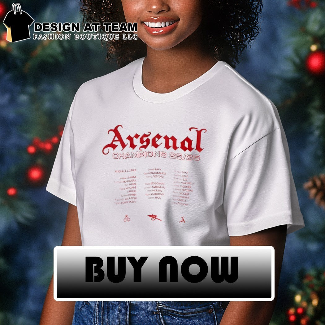 Arsenal FC Champions 25 26 Premier League shirt