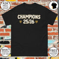 Arsenal FC Champions 25 26 Premier League logo shirt
