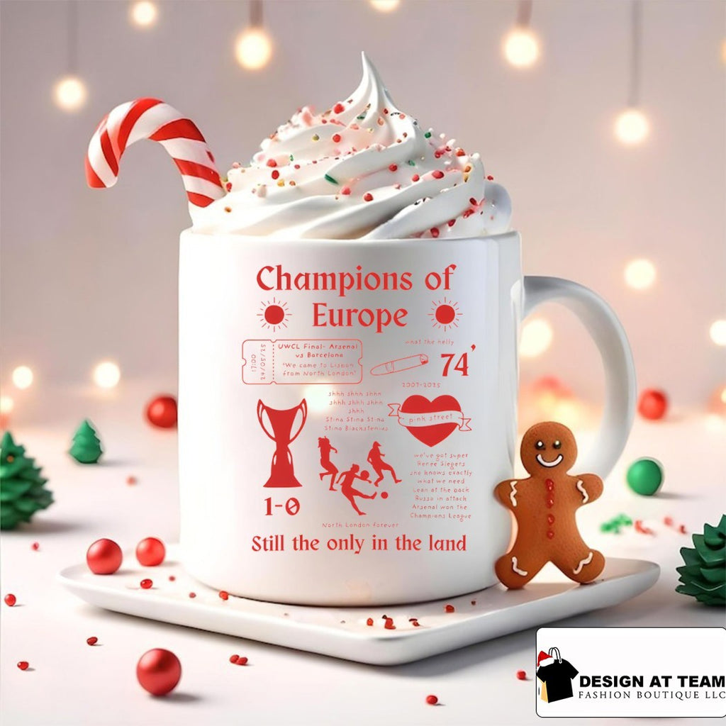 Arsenal FC European Champions champions of Europe still the only in the land shirt