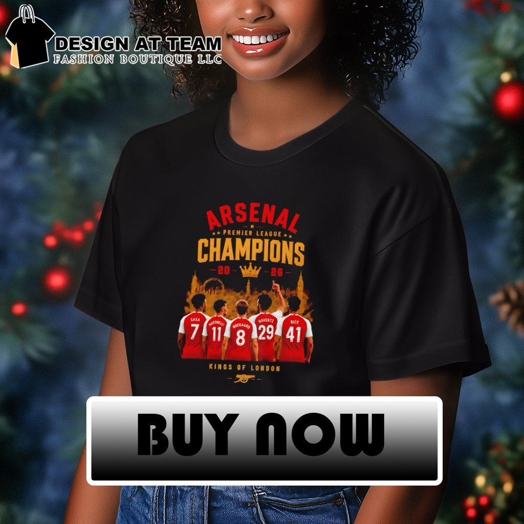 Arsenal FC Kings of London Soccer Champions 2026 shirt