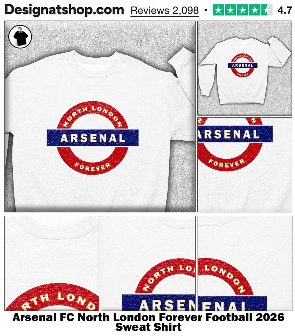 Arsenal FC North London Forever Football 2026 shirt