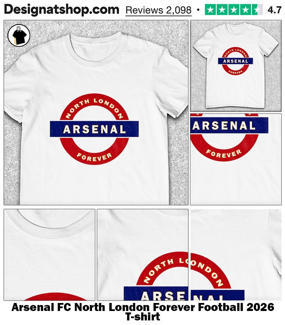 Arsenal FC North London Forever Football 2026 shirt