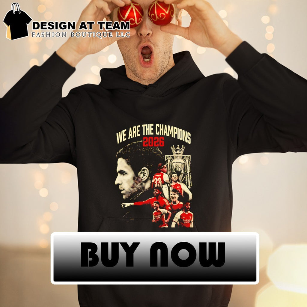 Arsenal FC North London Forever We are the Champions 2026 graphic shirt