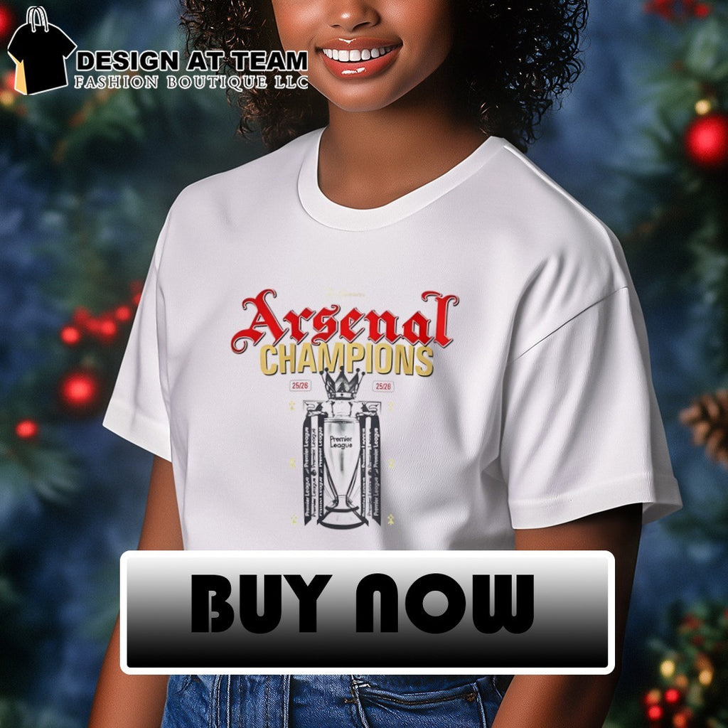 Arsenal FC Premier League Champions 25 26 Cup shirt