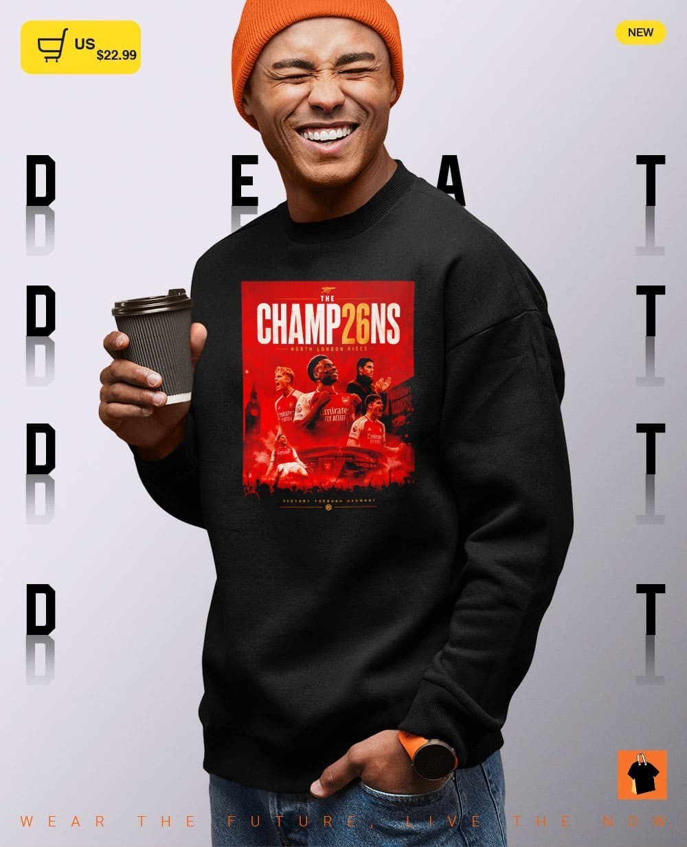 Arsenal FC The Champ26ns Champions North London Rises victory through harmony shirt
