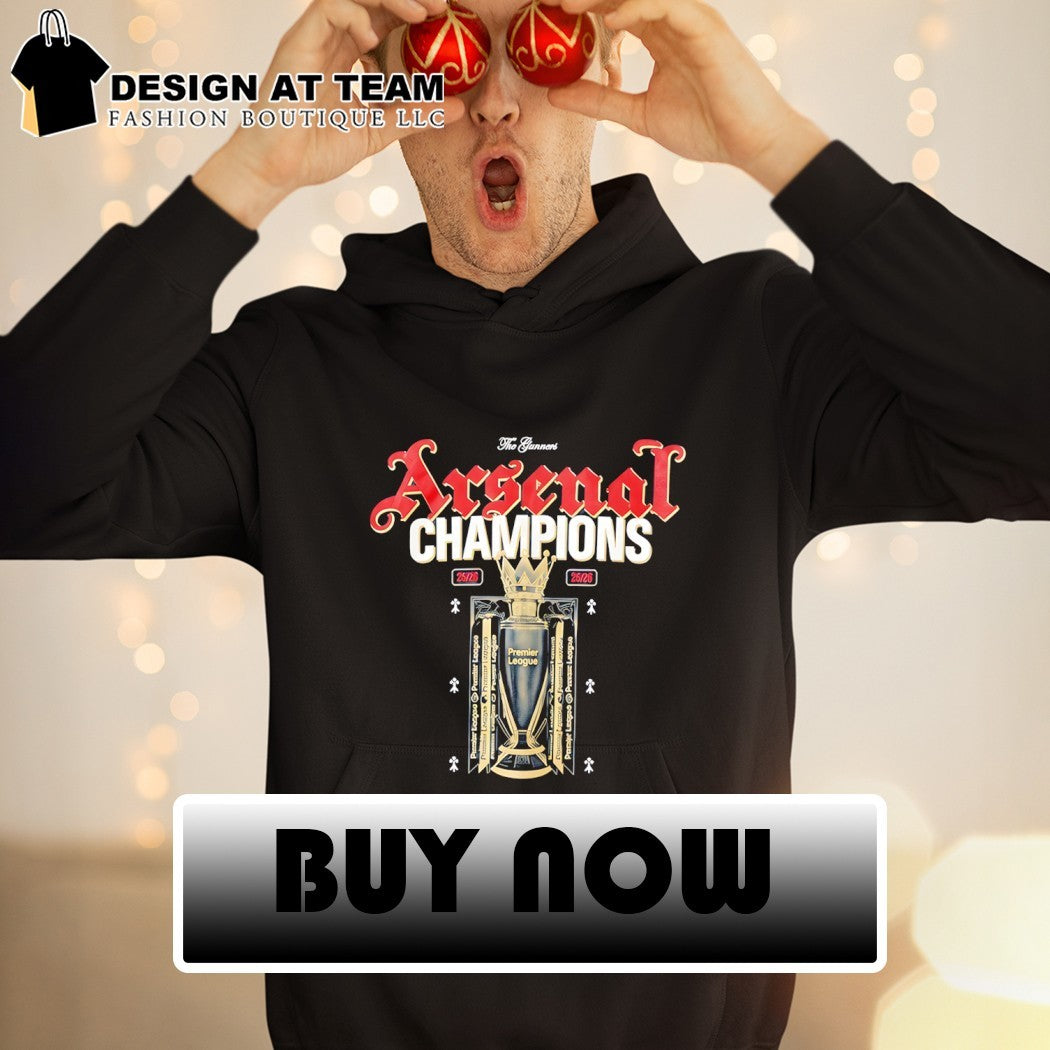 Arsenal FC Trophy Premier League Champions 2026 shirt