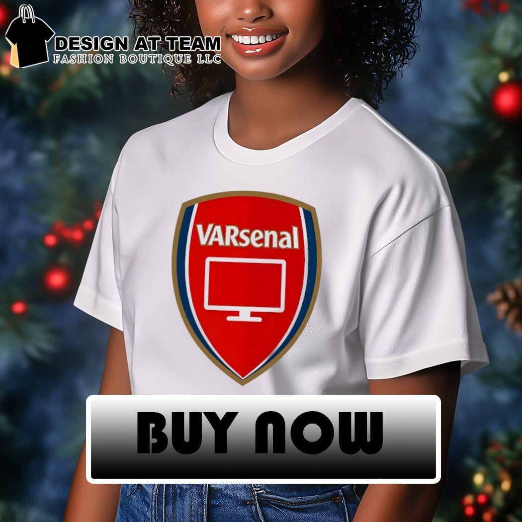 Arsenal FC Varsenal parody logo shirt