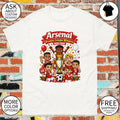 Arsenal FC cartoon Premier League Winners 2025 2026 shirt