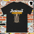 Arsenal Premier League Champions Trophy 25 26 logo shirt