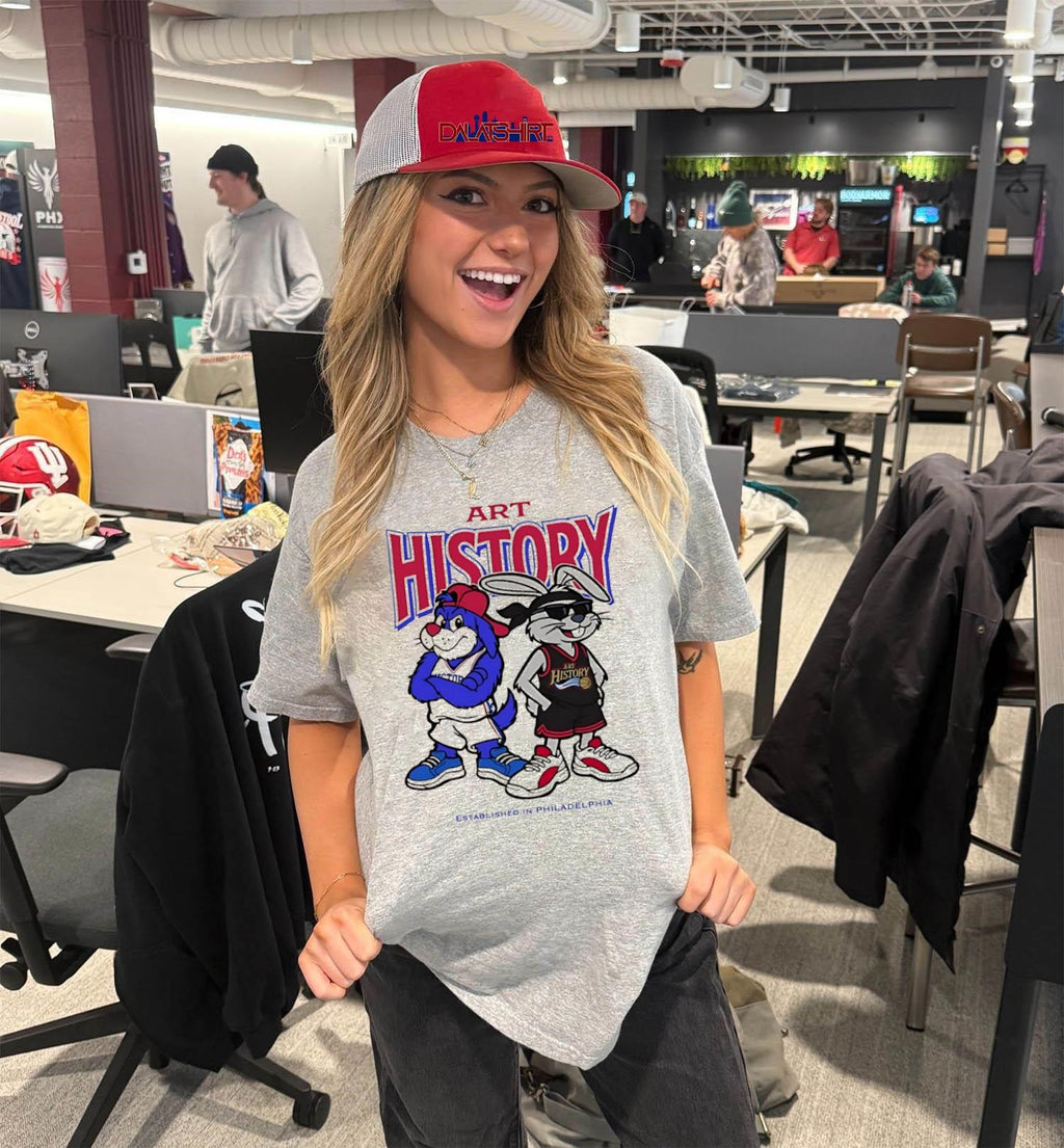 Art History Blue Dog And Grey Rabbit Established In Philadelphia shirt