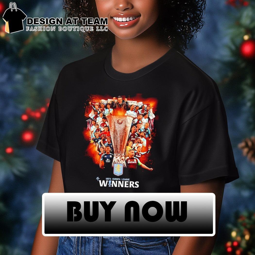 Aston Villa FC UEFA Europa League Winner 2025 2026 shirt